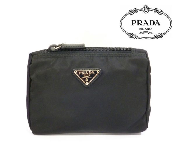 imgrc0066423306 Prada Nylon Pouch Black