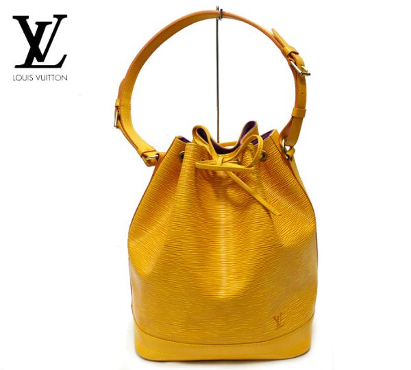 imgrc0066791964 Louis Vuitton Epiline Noe Drawstring Shoulder Bag Leather Yellow