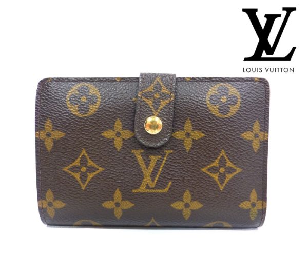 imgrc0067424632 Louis Vuitton Monogram Portefeuille Viennois Bifold Wallet Canvas Brown