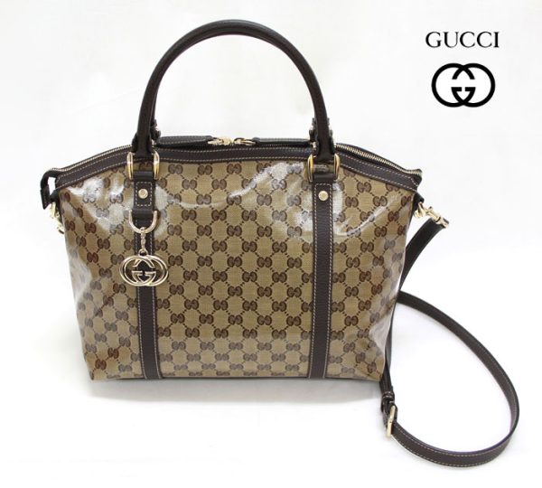 imgrc0068280462 Gucci GG Crystal Canvas Dome 2WAY Shoulder Bag