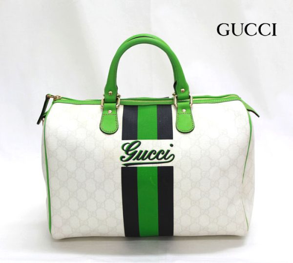 imgrc0068532094 Gucci Joyline GG Plus Boston Bag Canvas Green