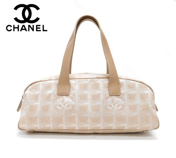 imgrc0069586698 Chanel New Travel Line Mini Boston Bag Beige Natural