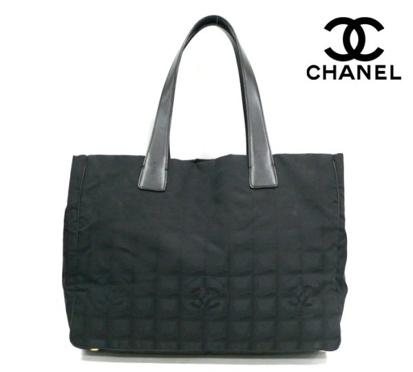 imgrc0070222267 Chanel New Travel Line Tote Bag MM Black