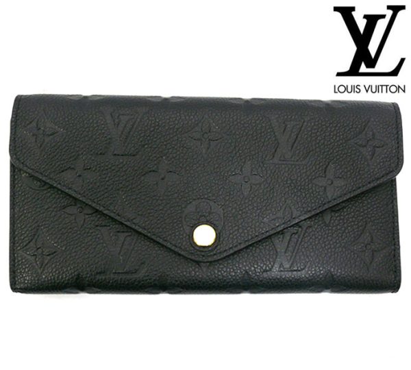 imgrc0070234766 Louis Vuitton Empreinte Portefeuille Josephine Long Wallet Leather Black