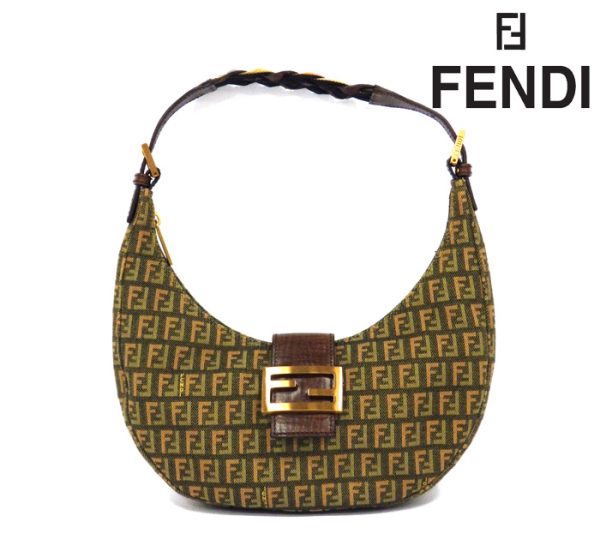 imgrc0071128859 Fendi Zucca Pattern One Shoulder Bag Brown