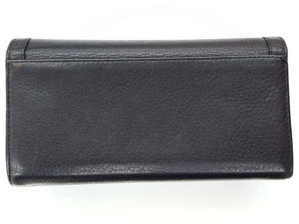 imgrc0071461412 GUCCI Bamboo Bifold Long Wallet Leather Black