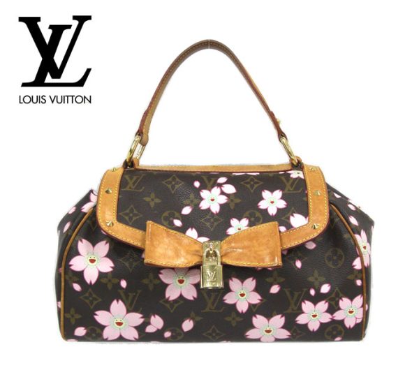 imgrc0072345710 Louis Vuitton Cherry Blossom Sac Retro PM Handbag Canvas Multicolor