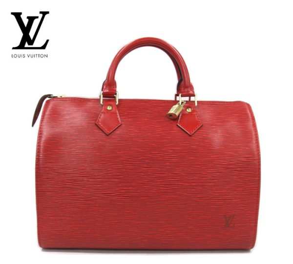 imgrc0072680951 Louis Vuitton Epi Speedy 30 Boston Bag Leather Red