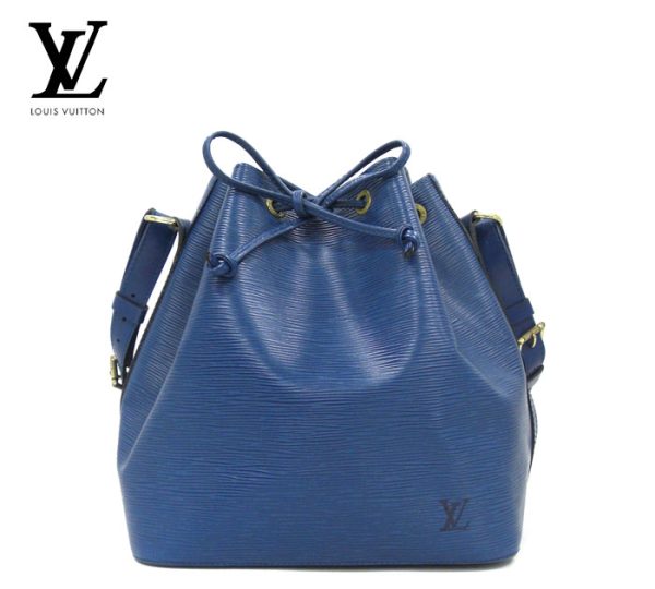 imgrc0072691909 Louis Vuitton Epi Noe Drawstring Shoulder Bag Leather Blue