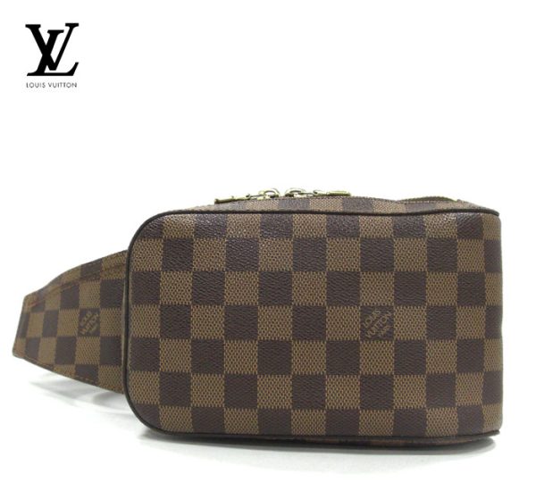 imgrc0072694648 Louis Vuitton Damier Jeronimos Body Bag Canvas Brown