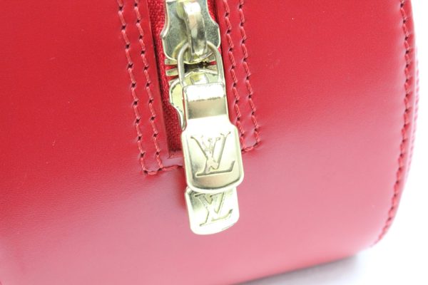 imgrc0072775727 Louis Vuitton Jasmine Epi Handbag Red