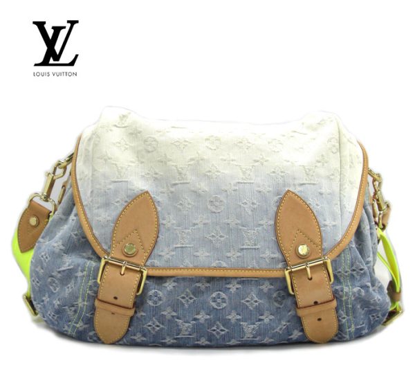 imgrc0073110732 Louis Vuitton Sunrise Monogram Denim Shoulder Bag Canvas Multicolor