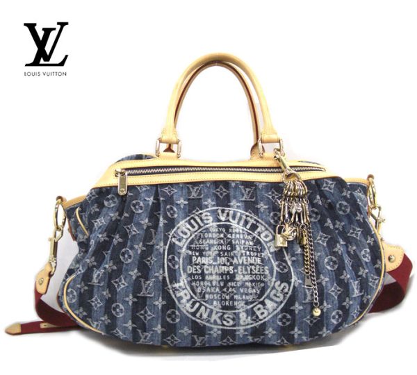 imgrc0073111233 Louis Vuitton Monogram Denim Cavalier GM Shoulder Bag Canvas Multicolor