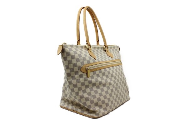 imgrc0073161391 Louis Vuitton Saleya GM Damier Azur White Tote Bag