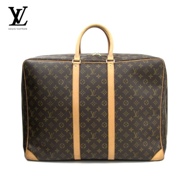 imgrc0073233782 Louis Vuitton Monogram Sirius 55 Boston Bag Canvas Brown