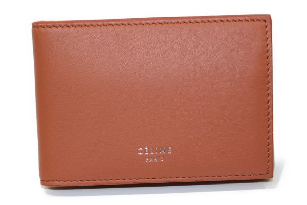 imgrc0073287034 Celine Trifold Business Card Holder Brown