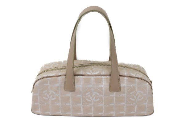 imgrc0073460006 Chanel Travel Boston Handbag Beige