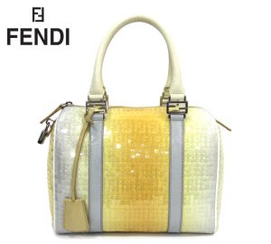 imgrc0073609324 FENDI Peekaboo Handbag Selleria 2WAY Leather Beige