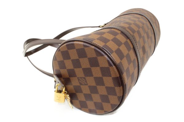 imgrc0073667206 Louis Vuitton Papillon Damier Canvas Handbag Brown