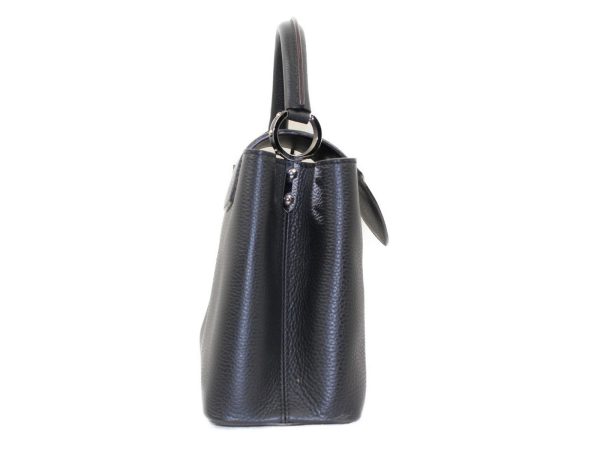 imgrc0074014562 Louis Vitton Capucines PM Noir Leather Handbag