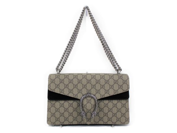 imgrc0074026428 Gucci Dionysus GG Small Shoulder Bag Beige Black