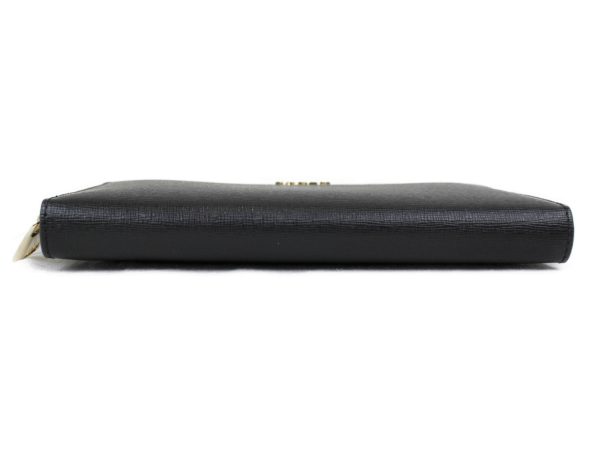 imgrc0074027093 Furla Round Zipper Long Wallet Black