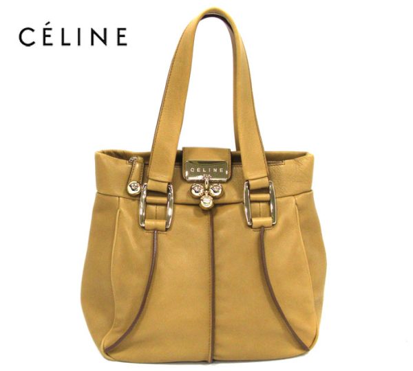 imgrc0074093336 Celine Calf Leather Handbag Camel Brown