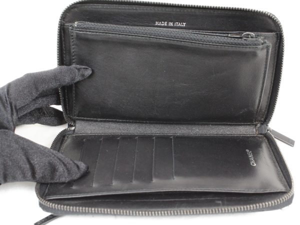 imgrc0074197343 Chanel New Travel Line Wallet Black Zipper