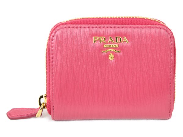 imgrc0074484220 Prada Wallet Coin Purse Pink Leather