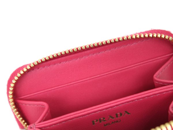 imgrc0074484224 Prada Wallet Coin Purse Pink Leather