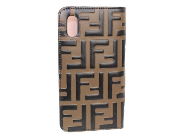 imgrc0075012044 Fendi Iphonex Cover Zucca Pattern Leather Pink