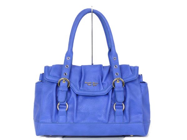 imgrc0075210036 Samanthathavasa Handbag Leather Blue