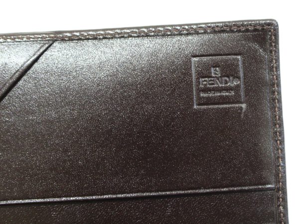 imgrc0075211039 Fendi Zucca Pattern Long Wallet Dark Brown