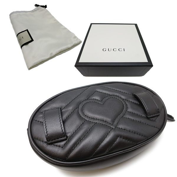 imgrc0075594927 Gucci GG Marmont Quilted Belt Bag Black