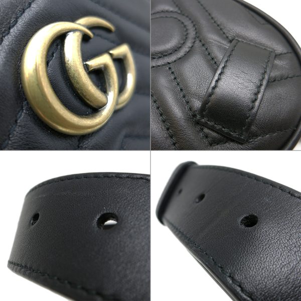 imgrc0075594928 Gucci GG Marmont Quilted Belt Bag Black