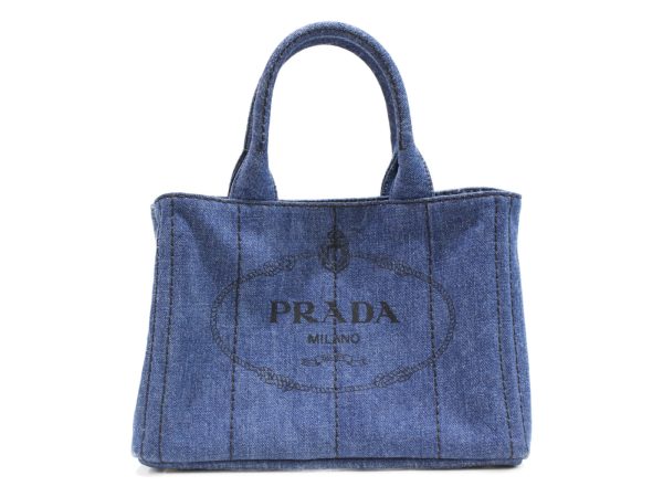 imgrc0075963010 Prada Kanapa 2way Shoulder Bag Denim