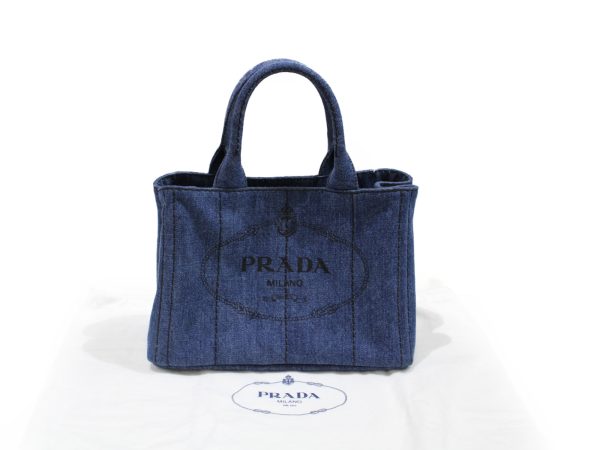 imgrc0075963021 Prada Kanapa 2way Shoulder Bag Denim