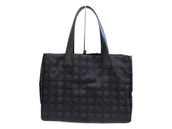 imgrc0076189441 Chanel New Travel Line Tote Bag Black