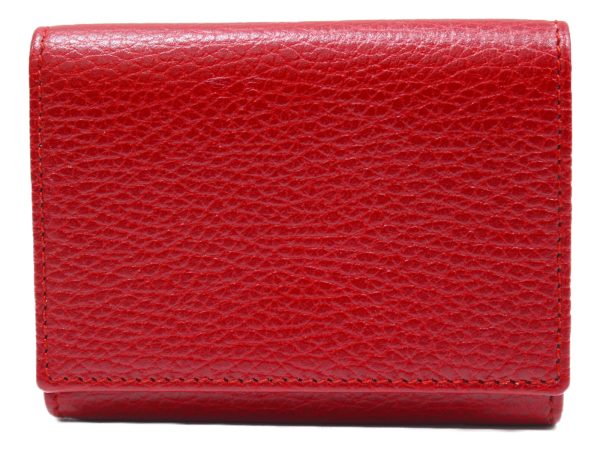 imgrc0076191325 Gucci Petit Marmont Trifold Wallet Leather Red