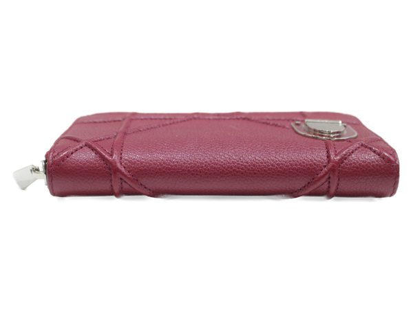 imgrc0076255474 Christian Dior Diorama Round Zipper Wallet Pink