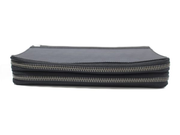 imgrc0076255538 Dunhill Double Zip Long Wallet Travel Case Black