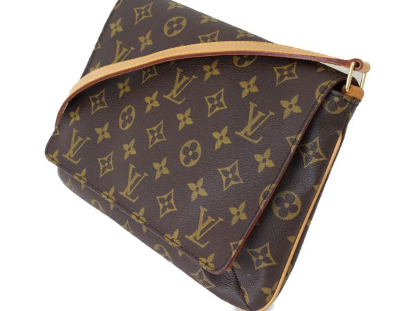 imgrc0076357038 Louis Vuitton Musette Tango Shoulder Bag Brown