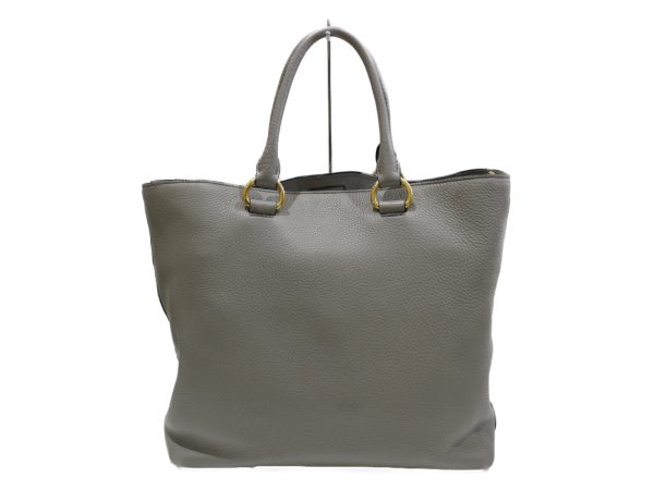 imgrc0076603012 Prada 2way Tote Bag Leather Gray