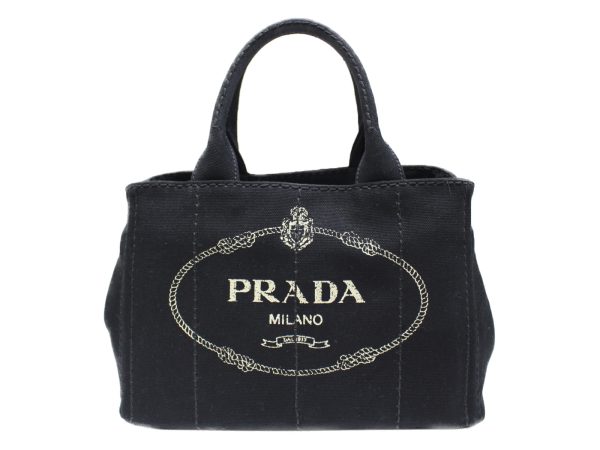 imgrc0076604595 Prada Kanapa Hand Shoulder Bag Black