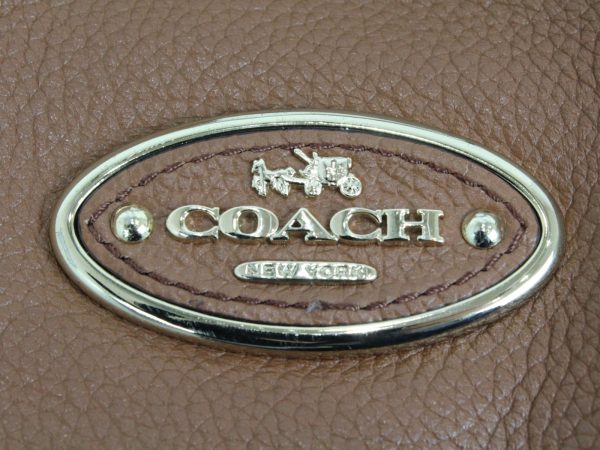 imgrc0076646750 Coach Edie Brown Leather Handbag Gold Hardware