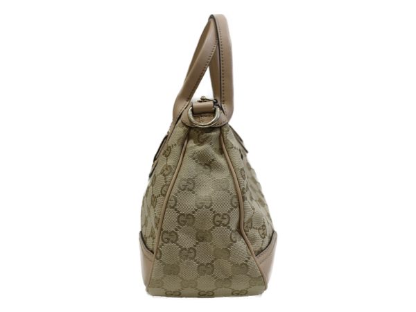 imgrc0076661957 Gucci 2way Shoulder Handbag Canvas Beige