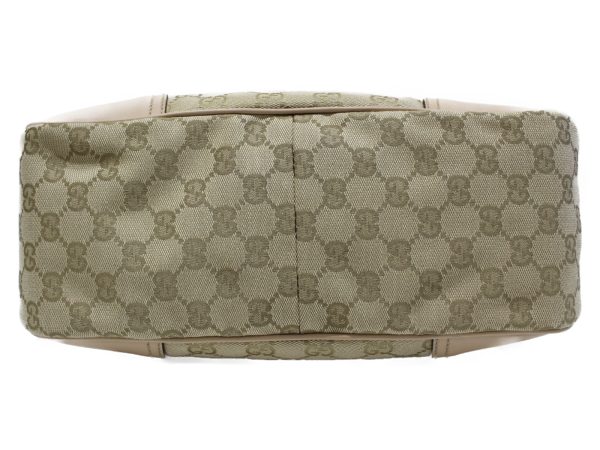 imgrc0076661959 Gucci 2way Shoulder Handbag Canvas Beige