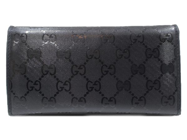 imgrc0076681698 Gucci GG Implement Zip Leather Long Wallet Black