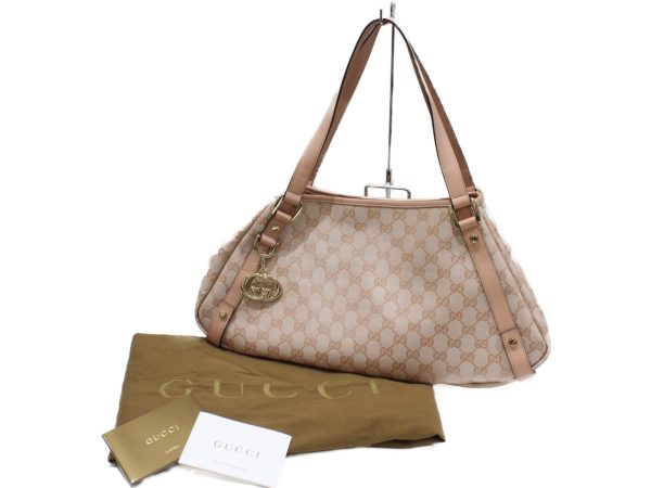 imgrc0076731067 Gucci Enamel Tote Enamel Leather Handbag Pink