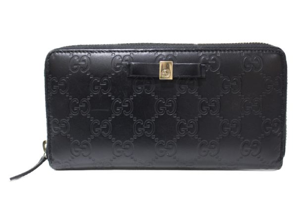 imgrc0076735812 Gucci Guccishima Long Wallet Black